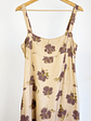 Vestido beige floreado - Miniatura 2