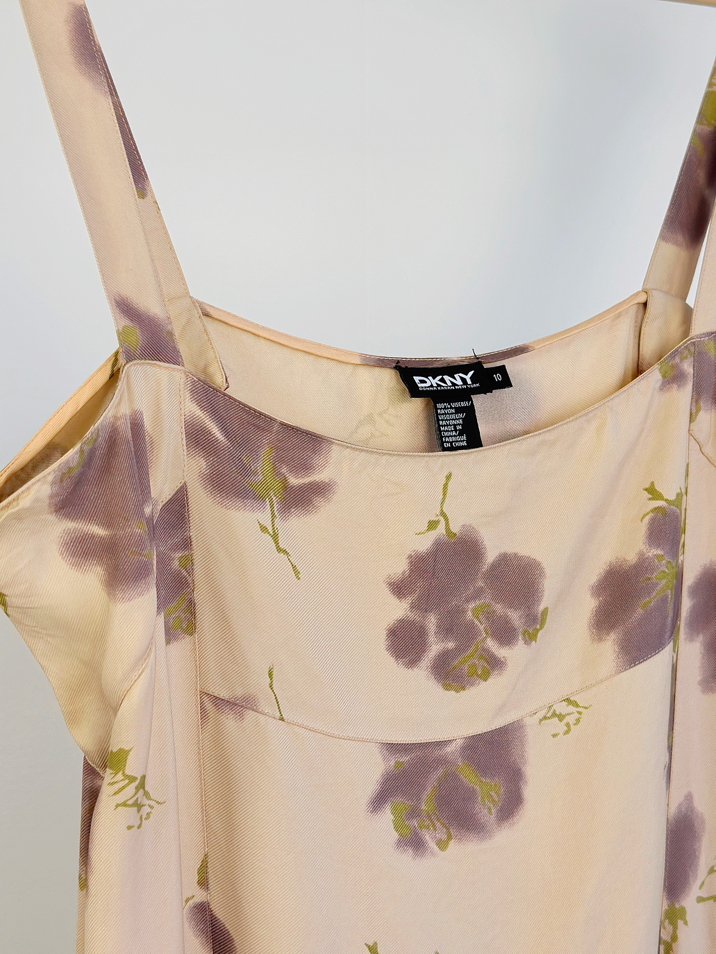 Vestido beige floreado 4