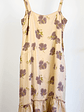 Vestido beige floreado - Miniatura 3