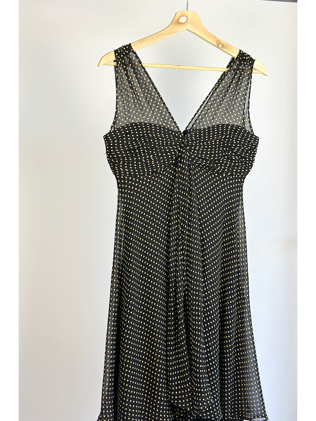 Vestido de seda puntos 2