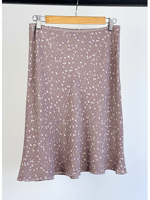 Falda floreada vintage