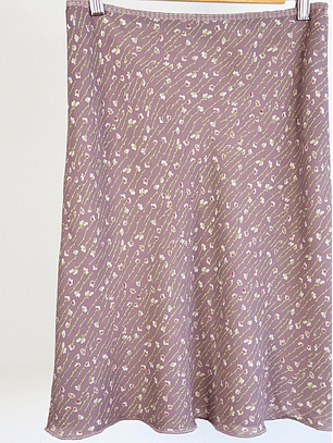 Falda floreada vintage