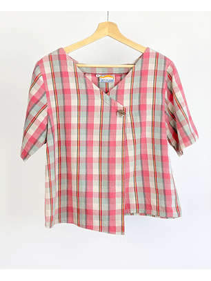 Polera vintage asimétrica