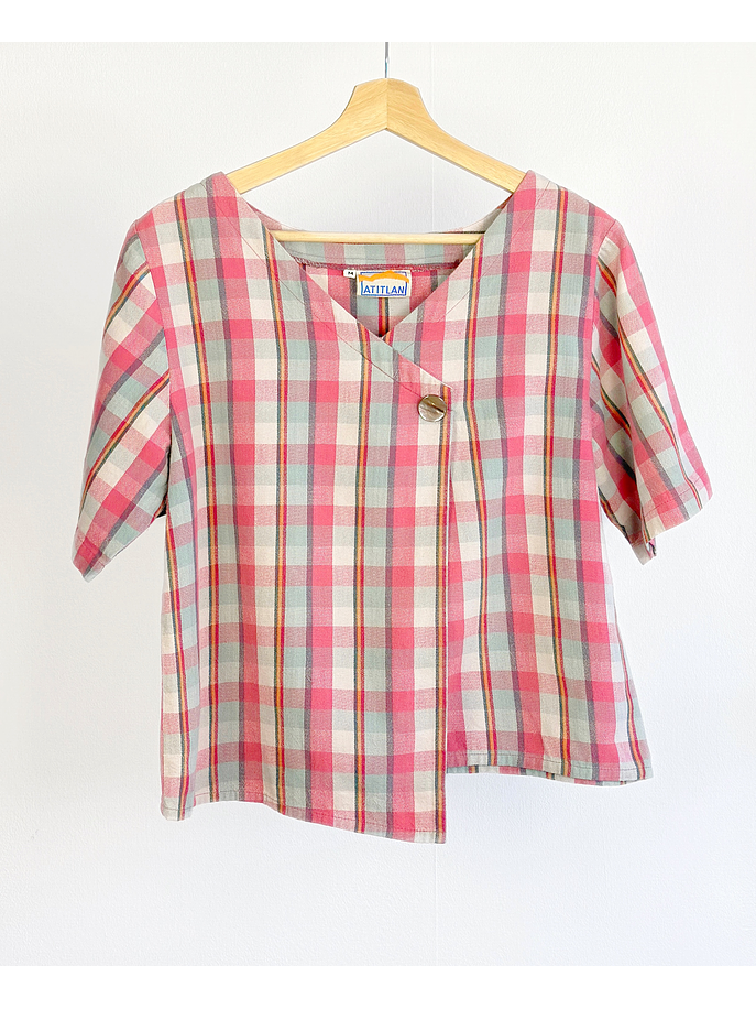 Polera vintage asimétrica 1