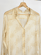 Camisa de seda beige - Miniatura 2