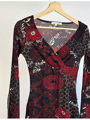 Top vintage de malla