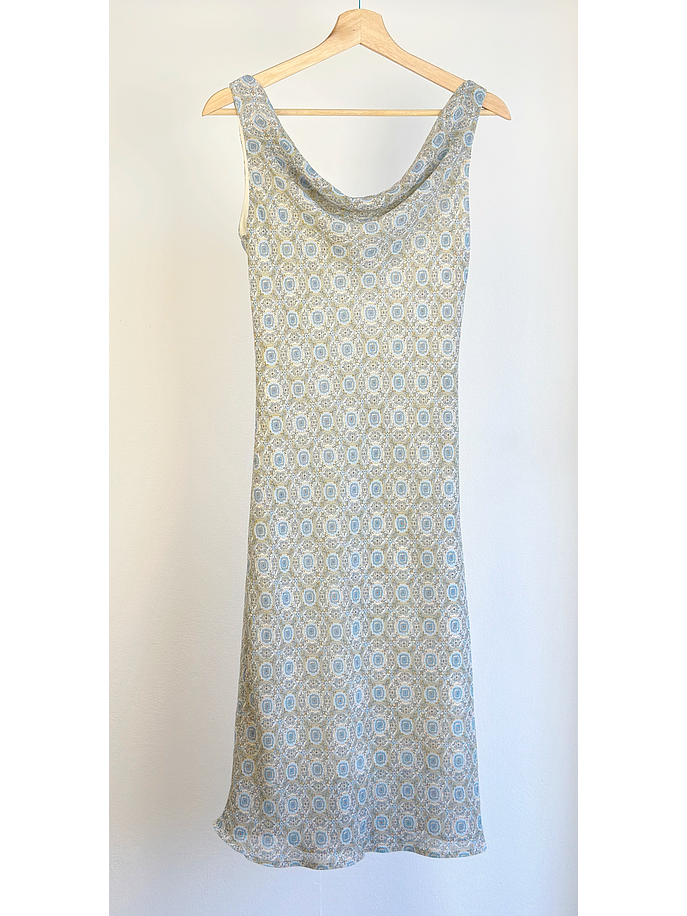 Vestido vintage estampado  1