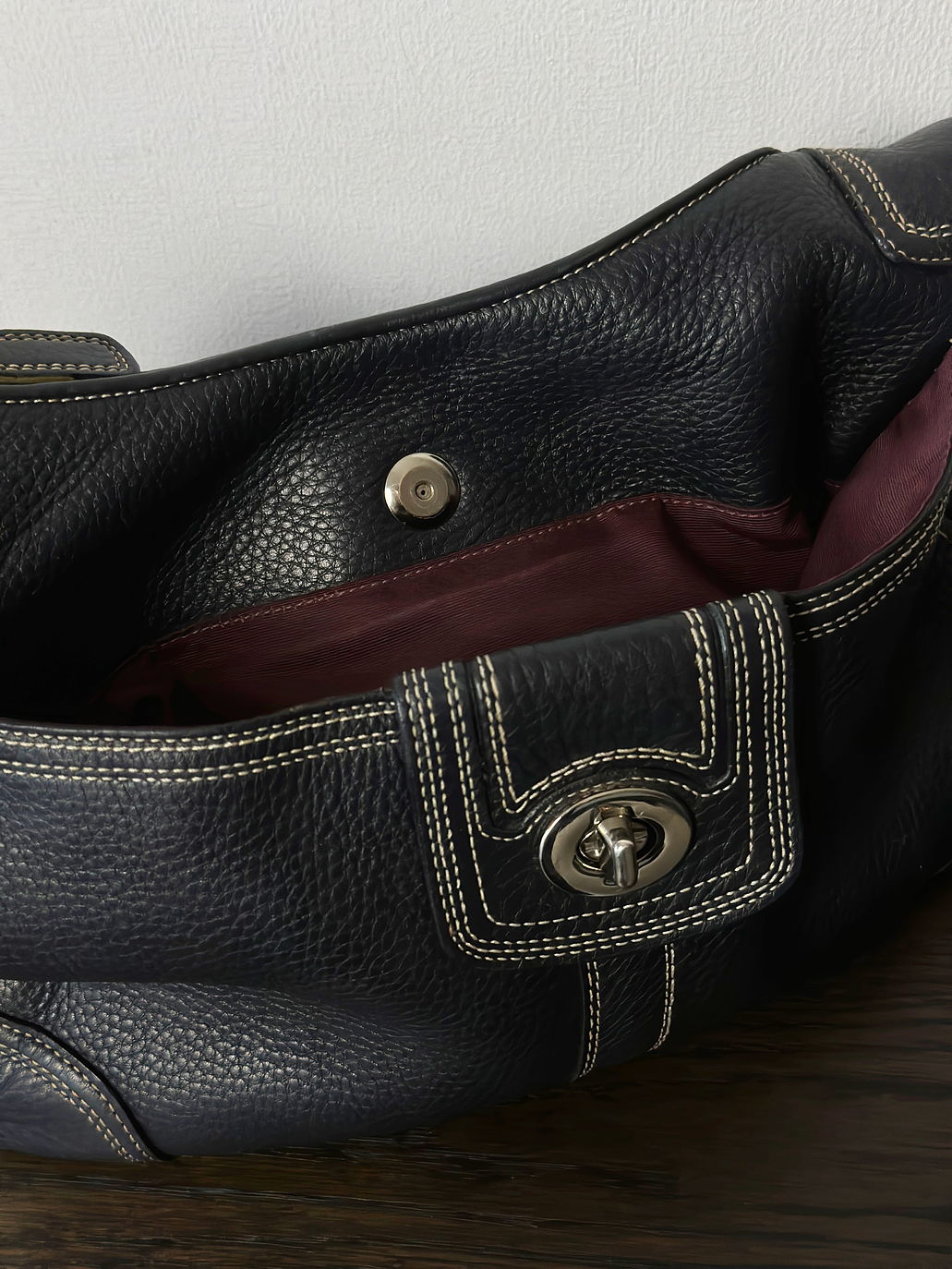 Cartera de cuero hobo 8