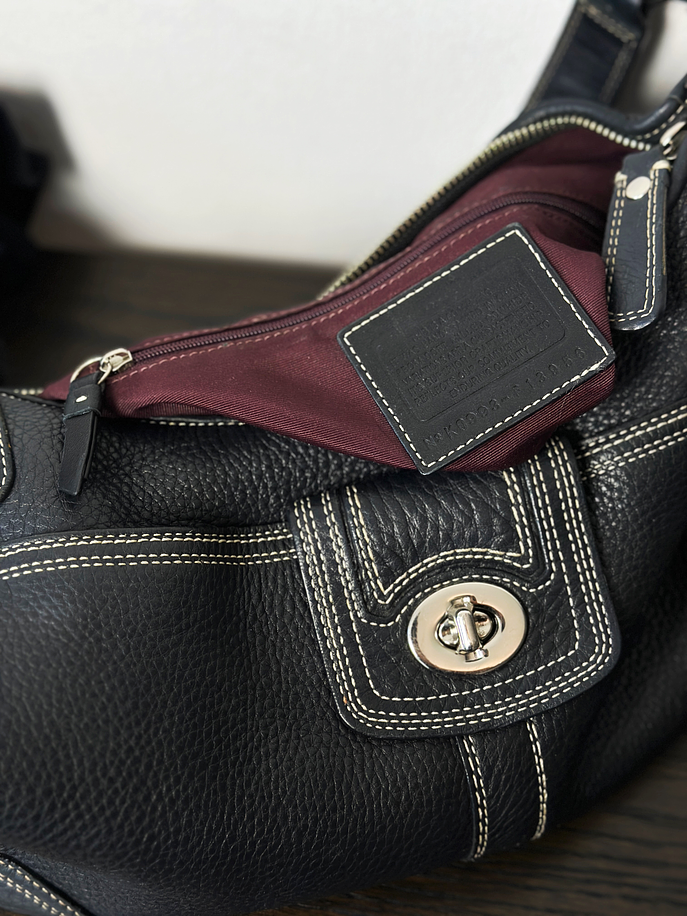 Cartera de cuero hobo 11