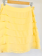 Falda de seda amarilla - Miniatura 2