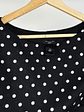 Vestido negro lunares - Miniatura 4