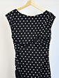 Vestido negro lunares - Miniatura 3
