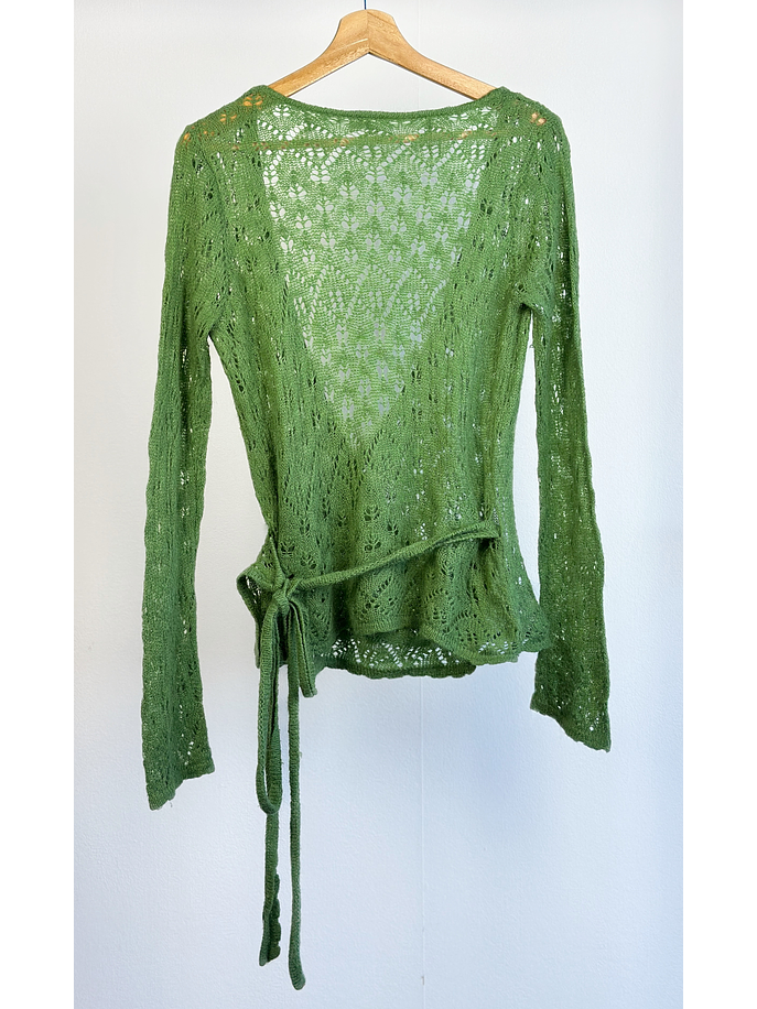 Chaleco verde cruzado 3