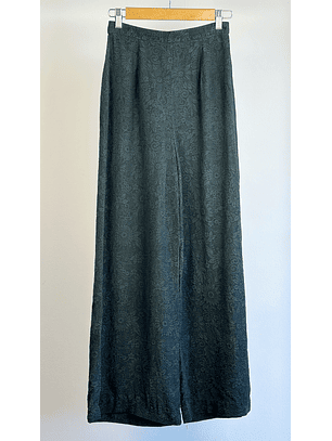 Pantalón turquesa de seda 