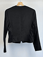 Blazer negro de lino - Miniatura 3