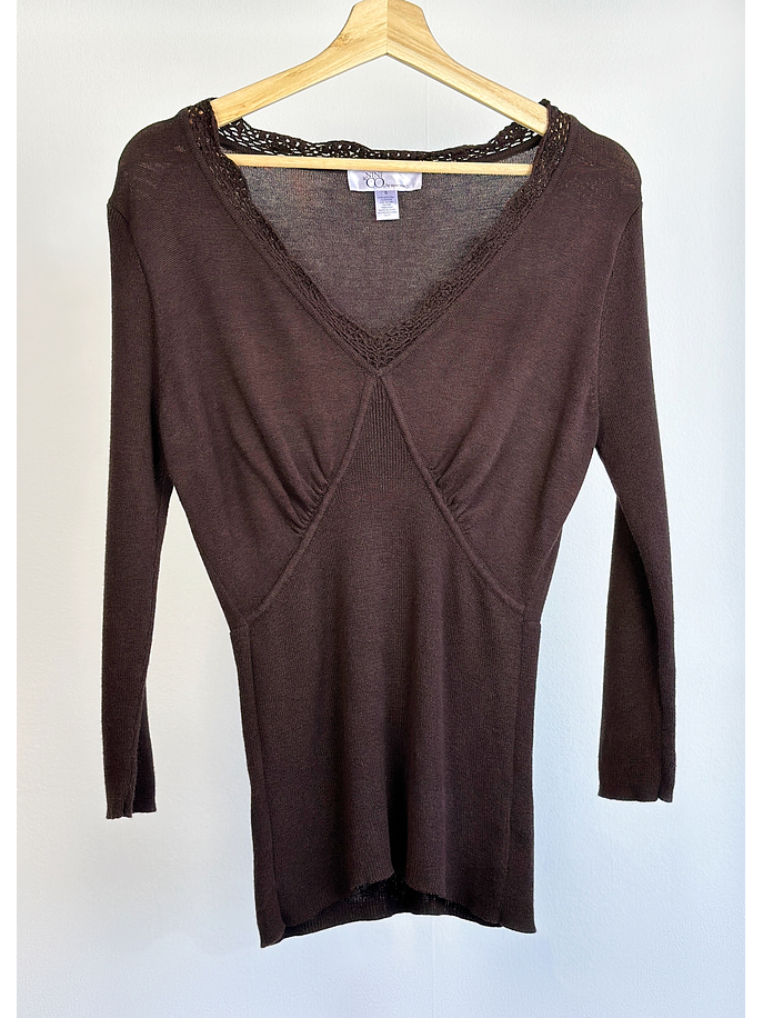 Top de punto café 1