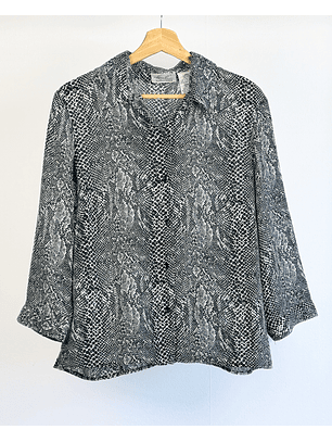 Camisa vintage animal print