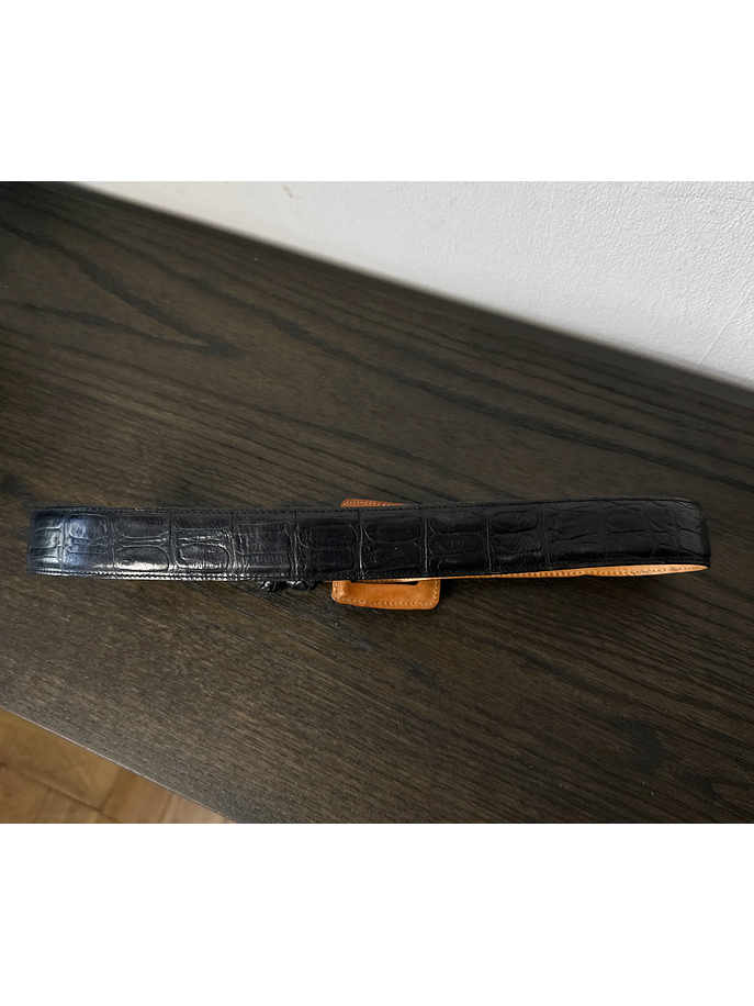 Cinturón de cuero negro 4