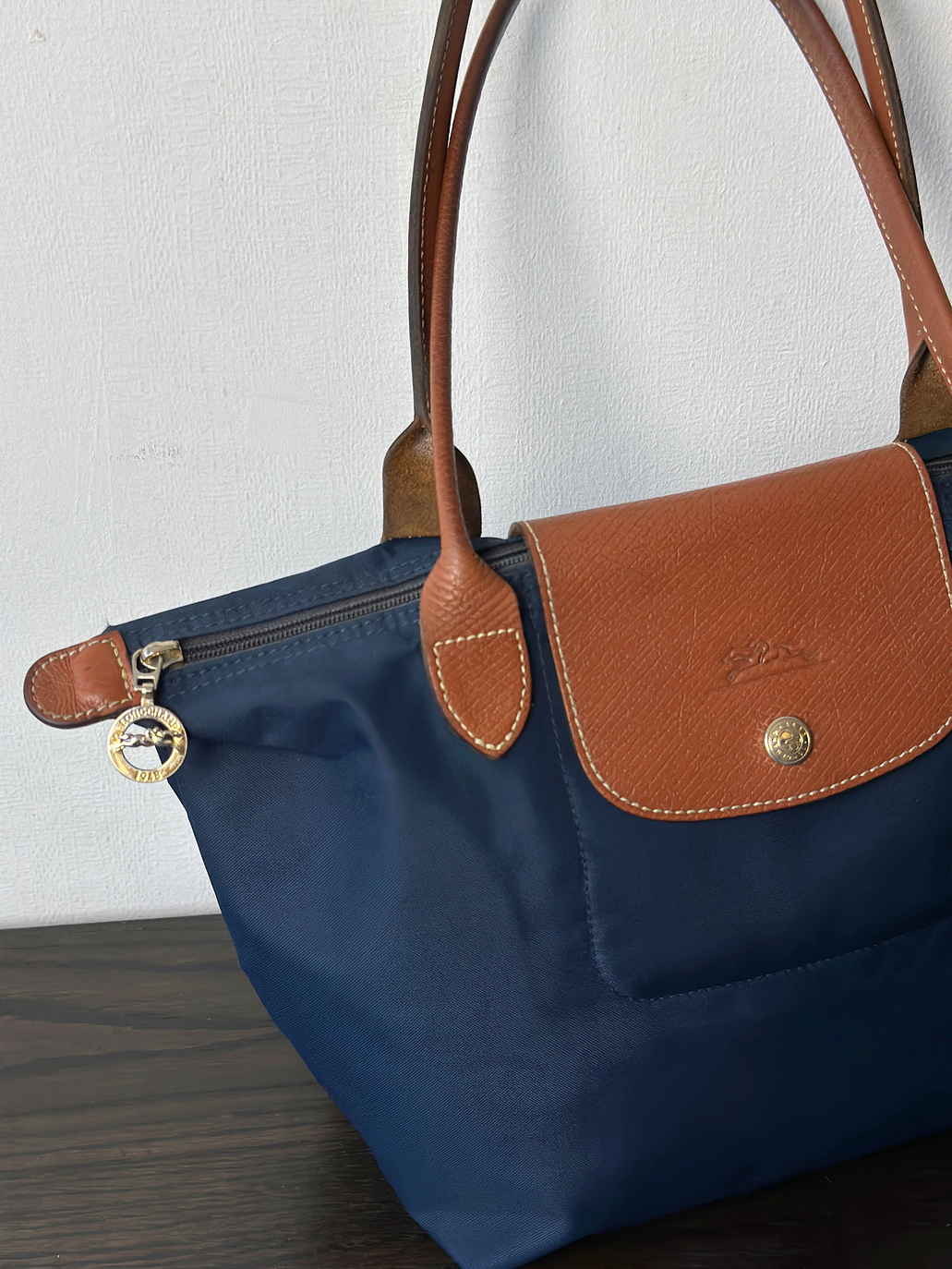 Bolso de mano azul  5