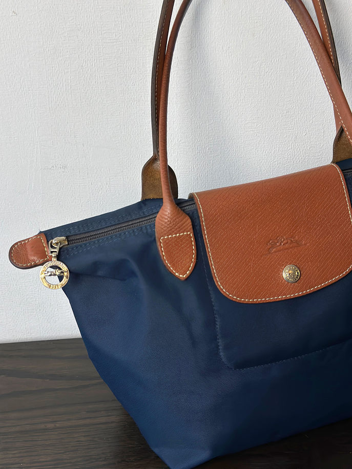 Bolso de mano azul  5