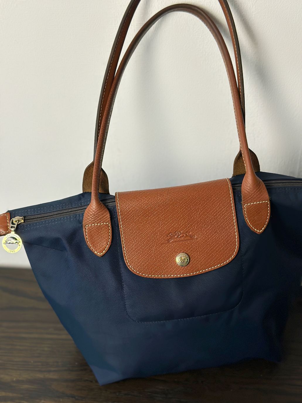 Bolso de mano azul  2