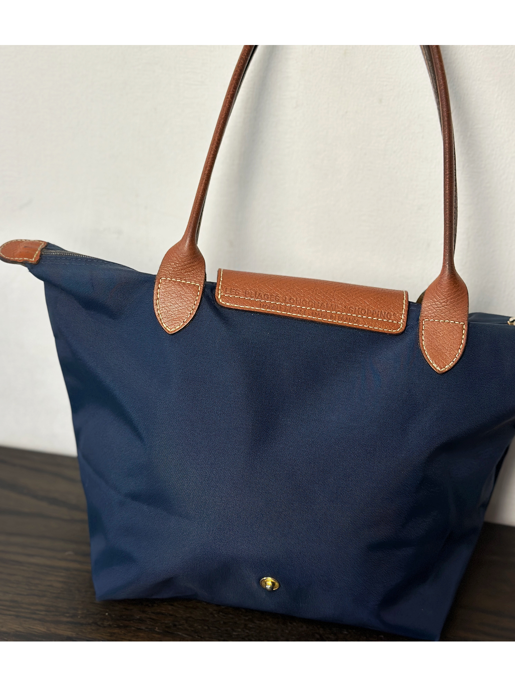 Bolso de mano azul  4