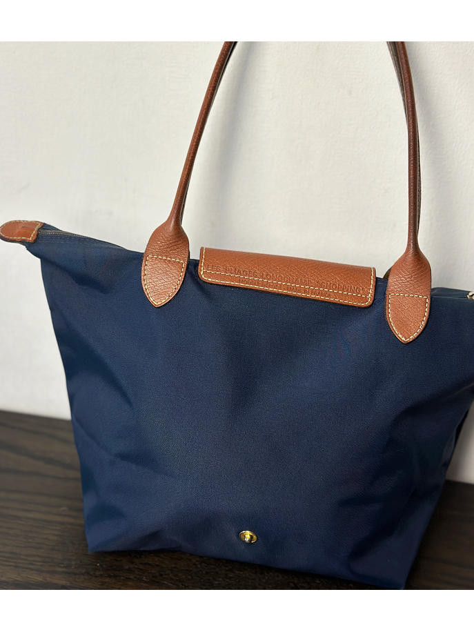 Bolso de mano azul  4