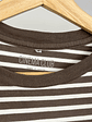 Polera rayada café - Miniatura 4