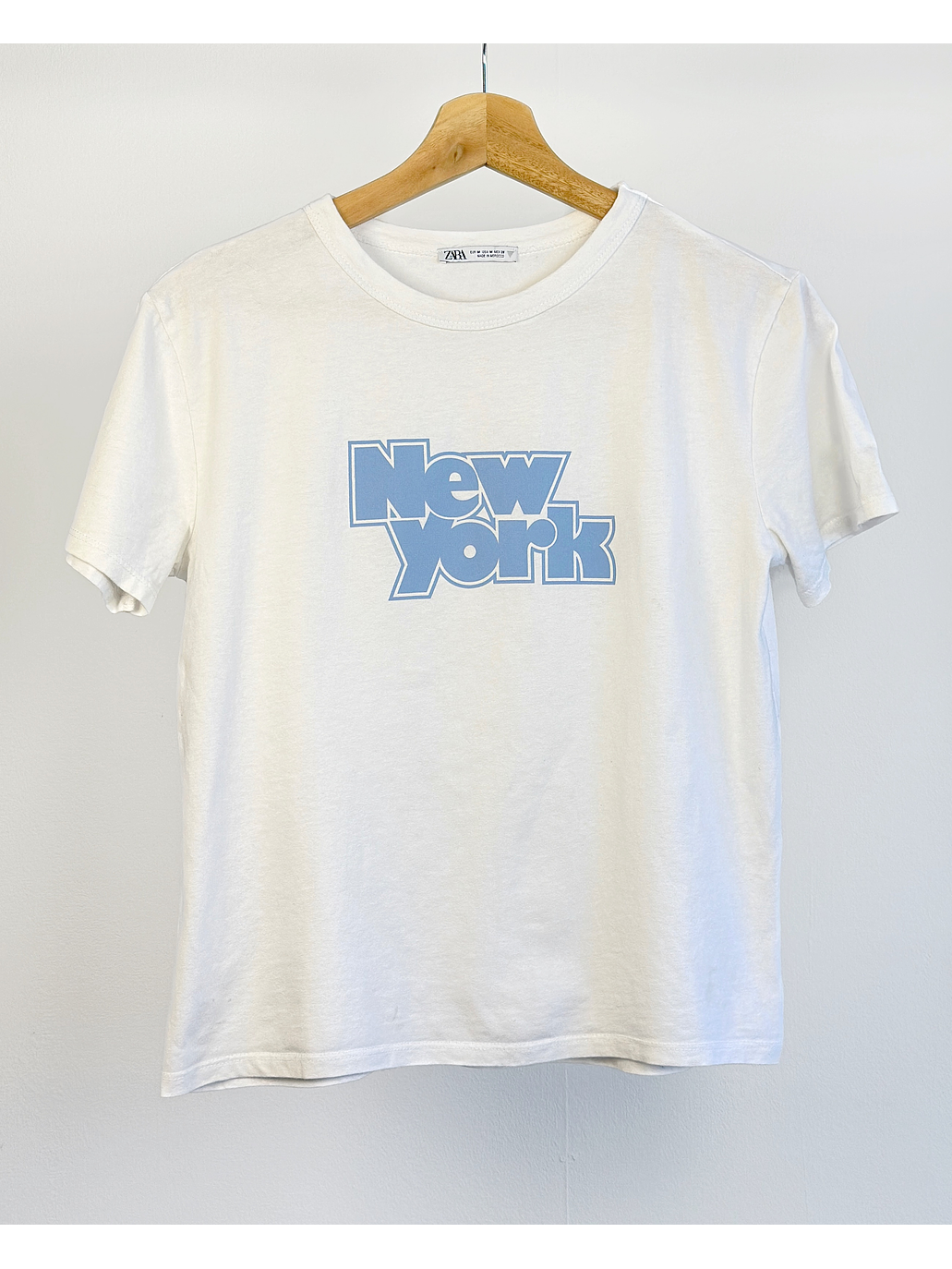 Polera blanca New York 1