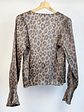 Camisa plisada animal print - Miniatura 2