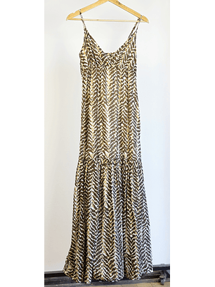 Vestido largo escotado