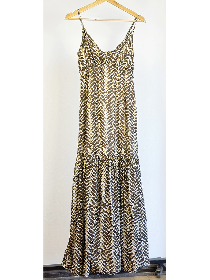 Vestido largo escotado 1