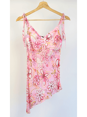 Top vintage floreado 