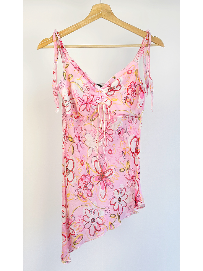 Top vintage floreado  1