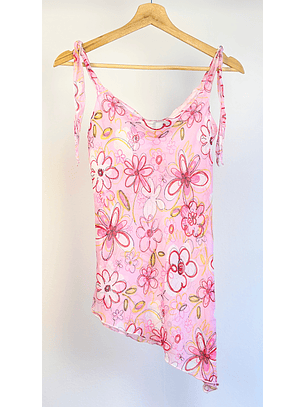 Top vintage floreado 