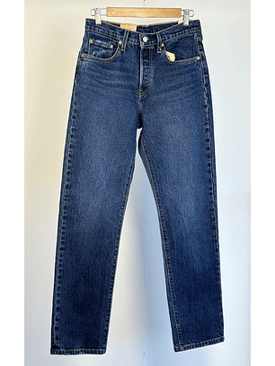 Jeans azul tiro alto