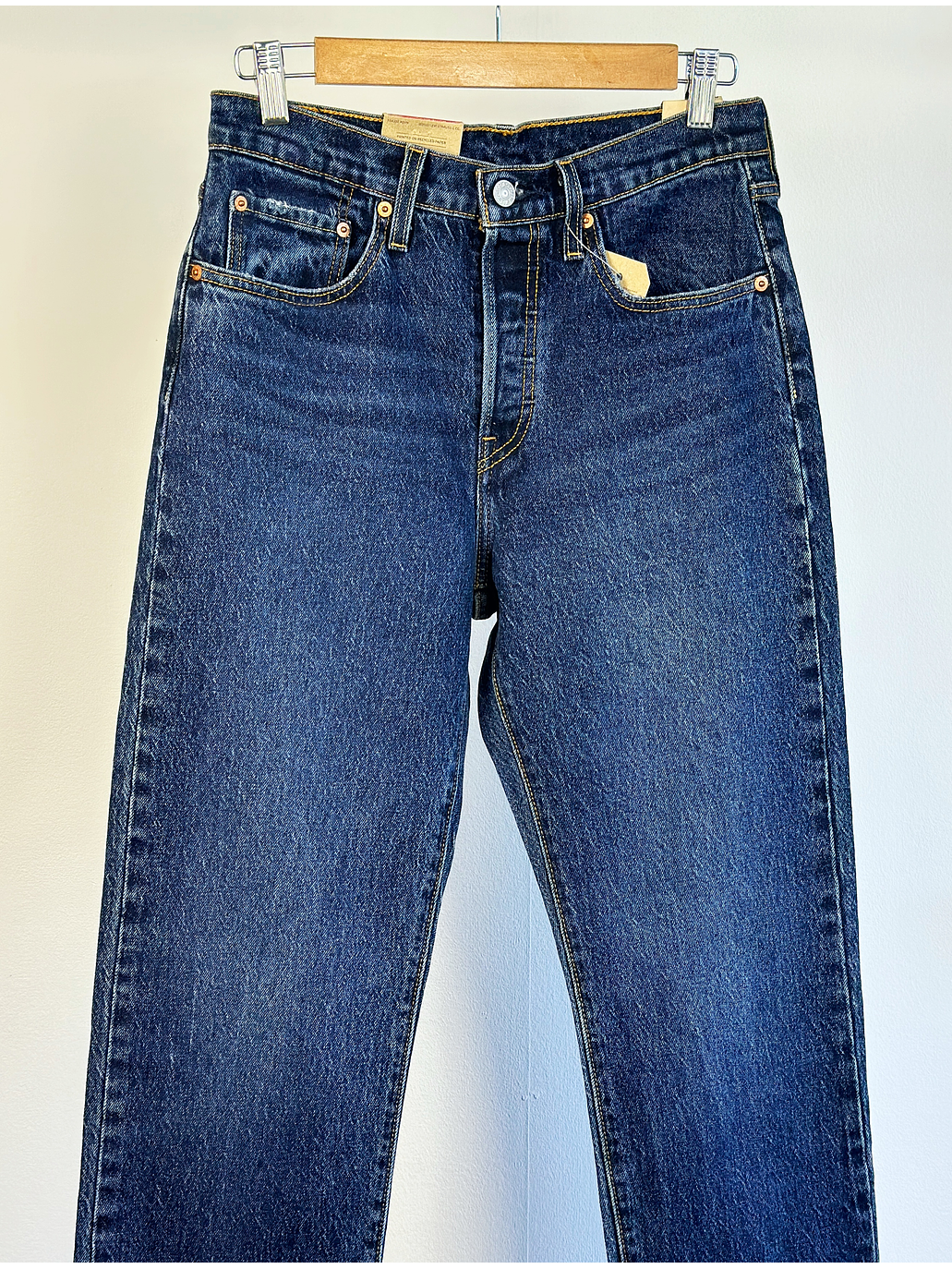 Jeans azul tiro alto 2