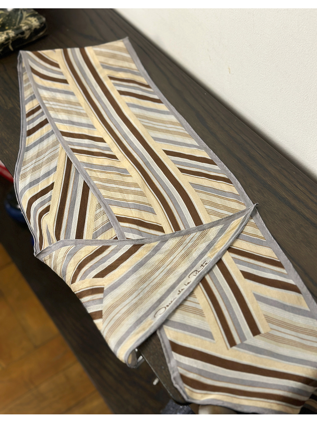 Pañuelo de seda vintage  4