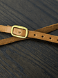 Cinturón de cuero camel - Miniatura 5