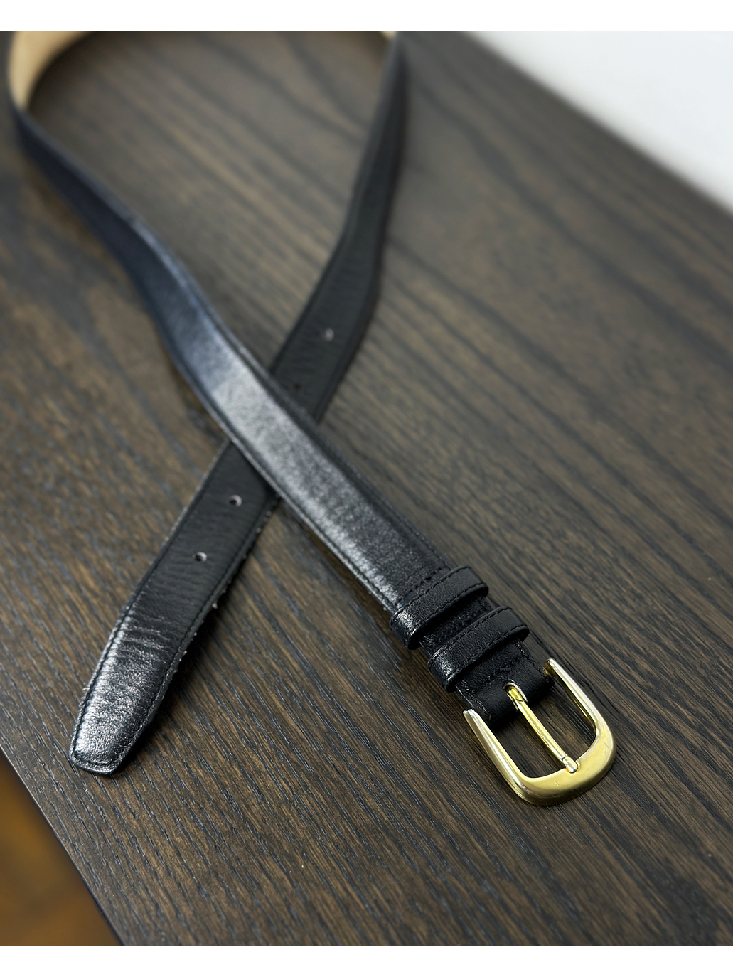 Cinturón negro de cuero 3