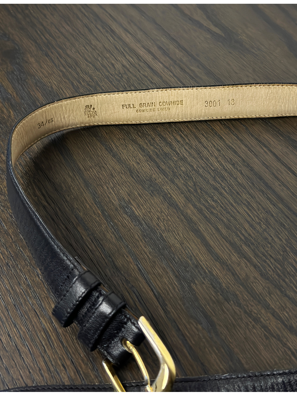 Cinturón negro de cuero 5