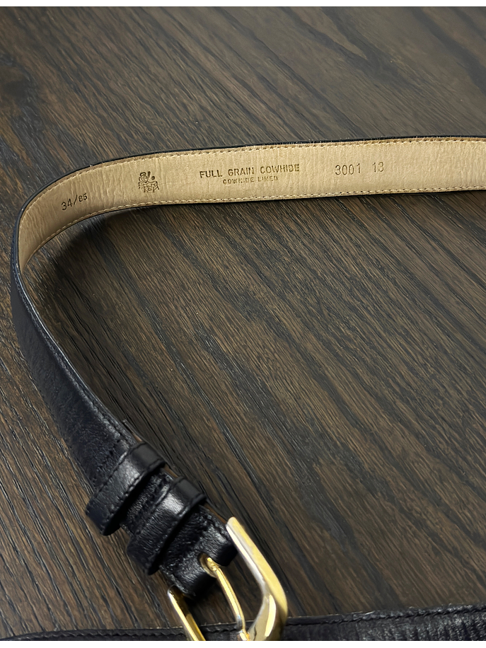Cinturón negro de cuero 5