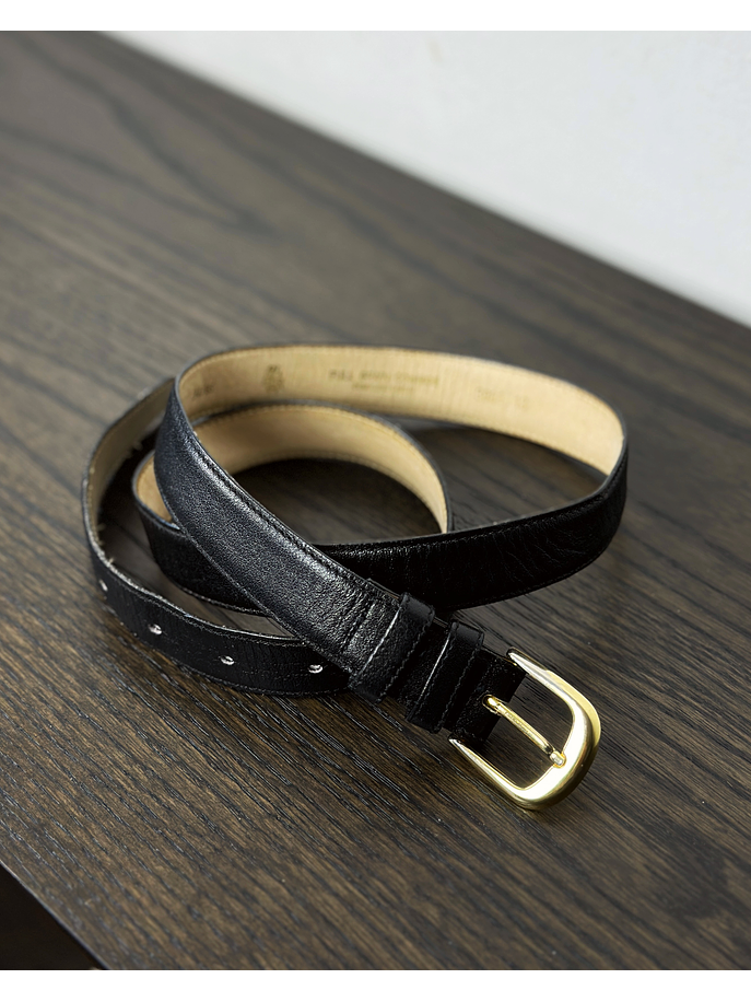 Cinturón negro de cuero 1