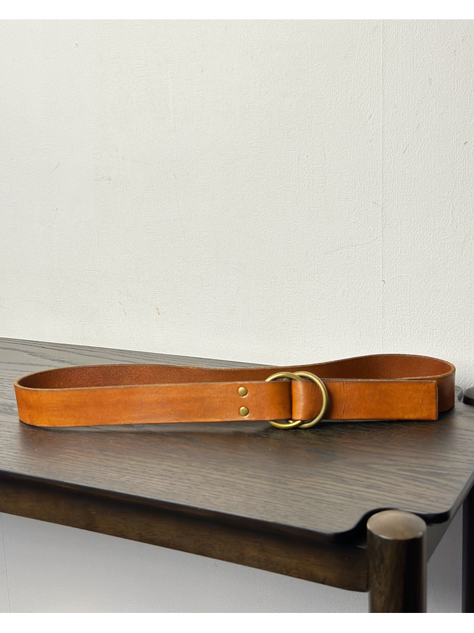 Cinturón de cuero camel 1