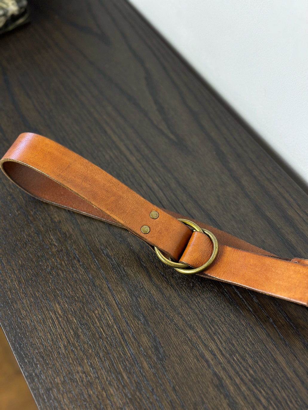 Cinturón de cuero camel 2