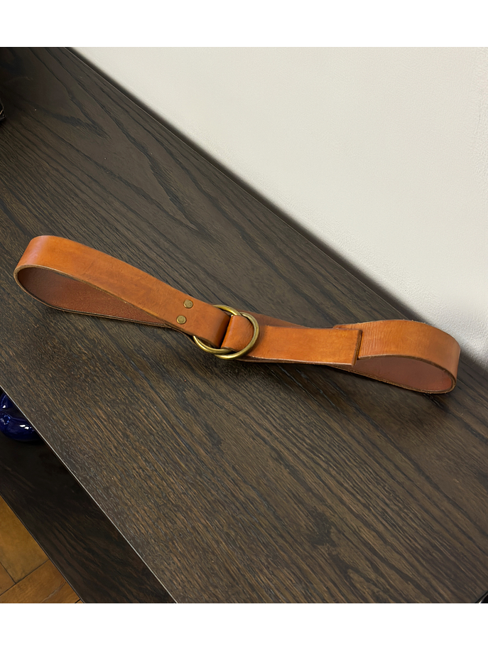 Cinturón de cuero camel 4