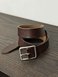 Cinturón de cuero café - Miniatura 3