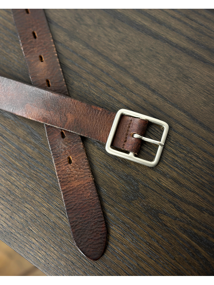 Cinturón de cuero café 4