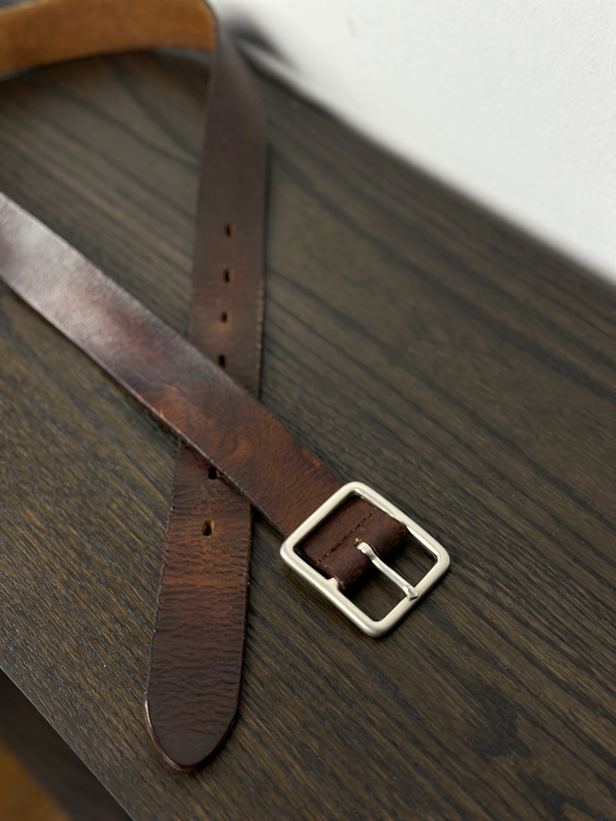 Cinturón de cuero café 2