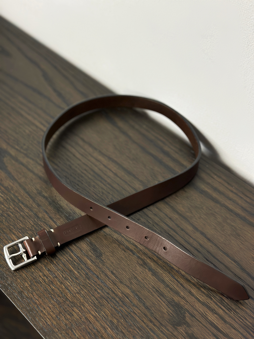 Cinturón de cuero café 1